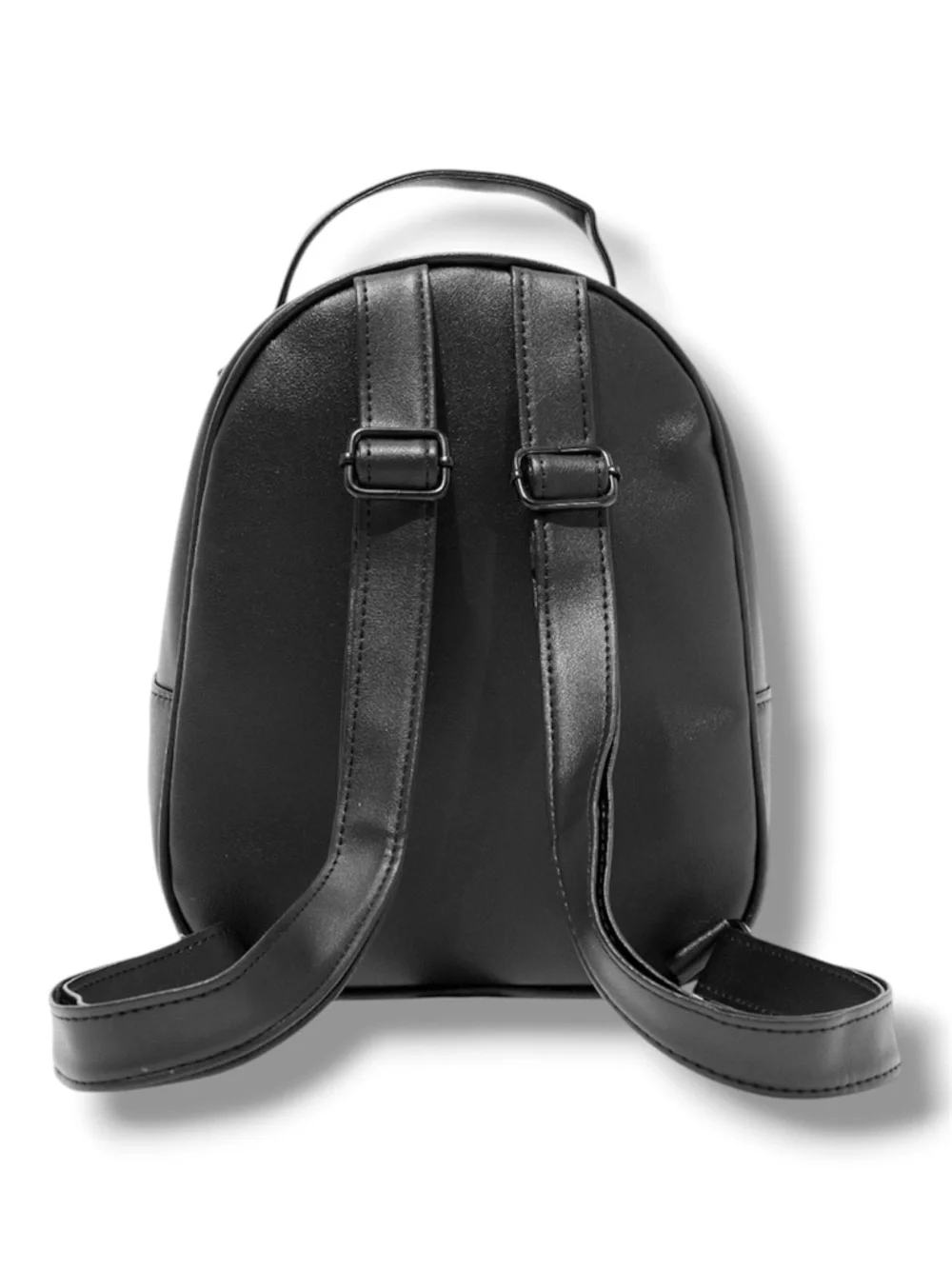 Black Quilted Mini Backpack with Black Chain - NWT